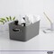 Superio Plastic Storage Container Bins, Organizer Baskets, Boxes for Organizing Closet Shelves Drawer Shelf